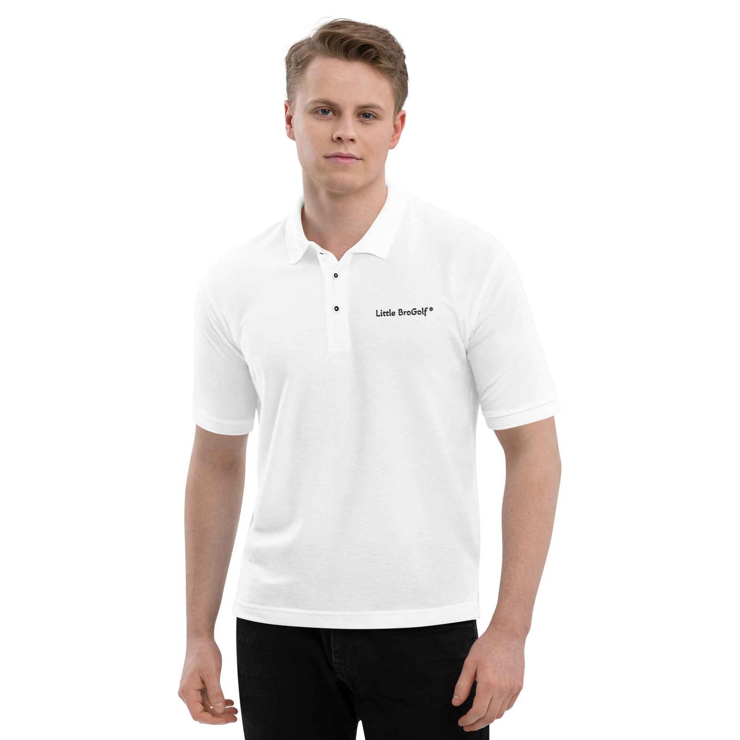 Polo premium homme brodé Little BroGolf®