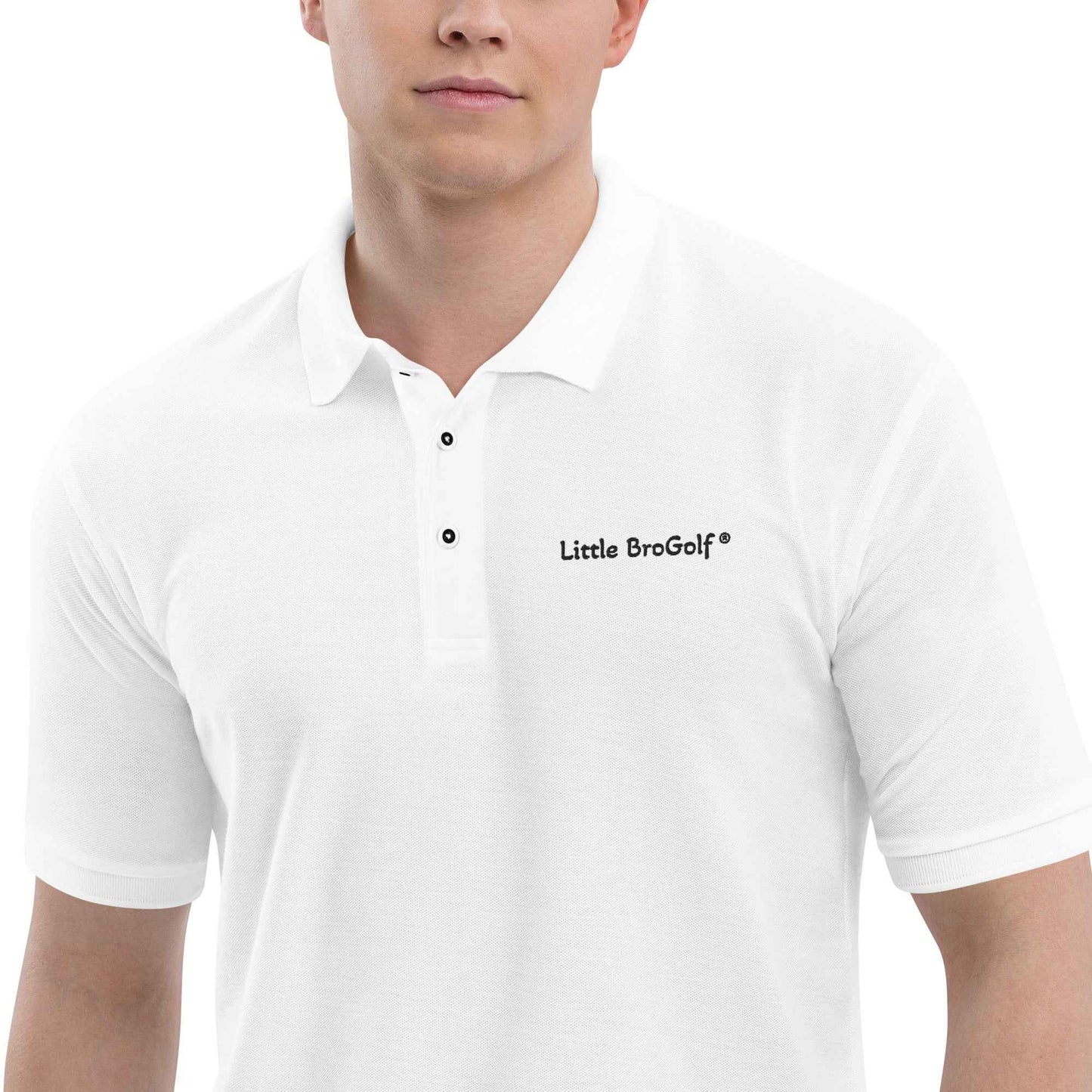 Polo premium homme brodé Little BroGolf®