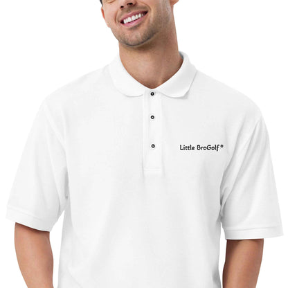 Polo premium homme brodé Little BroGolf®